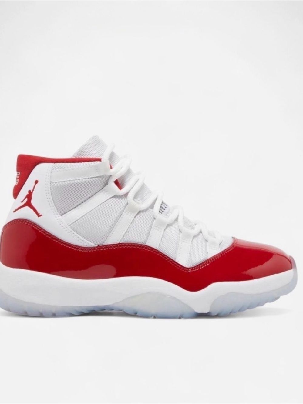 Jordan 11 Retro 'Cherry' white and red basketball shoes